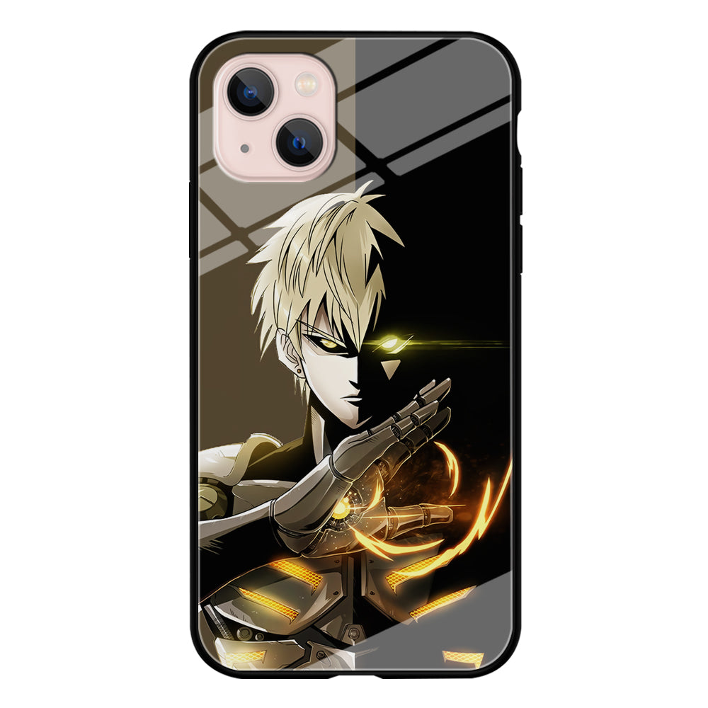 One Punch Man Genos Cyborg iPhone 13 Mini Case-Phone Case-Tempered Glass Case-Altracase