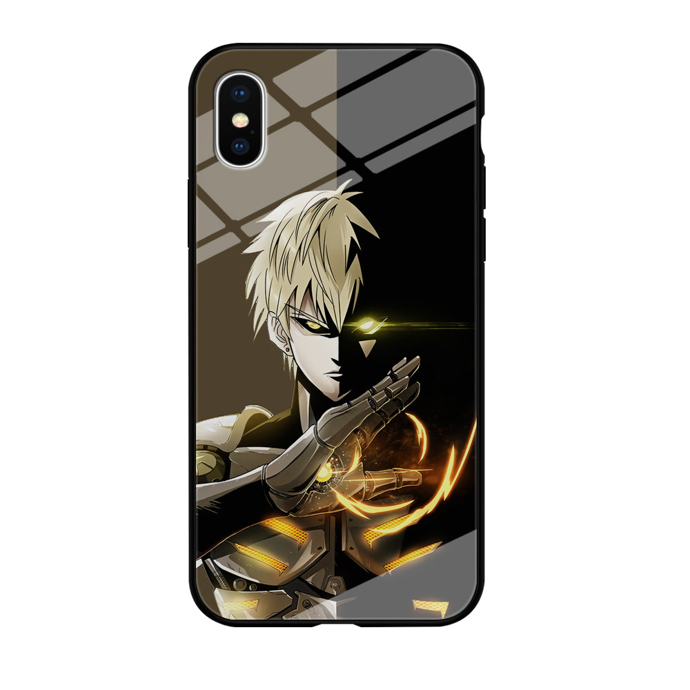 One Punch Man Genos Cyborg iPhone Xs Case-Phone Case-Tempered Glass Case-Altracase