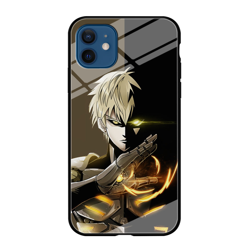 One Punch Man Genos Cyborg iPhone 12 Mini Case-Phone Case-Tempered Glass Case-Altracase