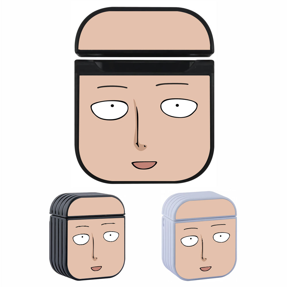 One Punch Man Saitama Face Hard Plastic Case Cover For Apple Airpods-AirPod Case-Altracase