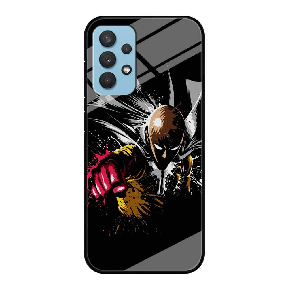 One Punch Man Saitama Painting Samsung Galaxy A32 Case-Phone Case-Tempered Glass Case-Altracase