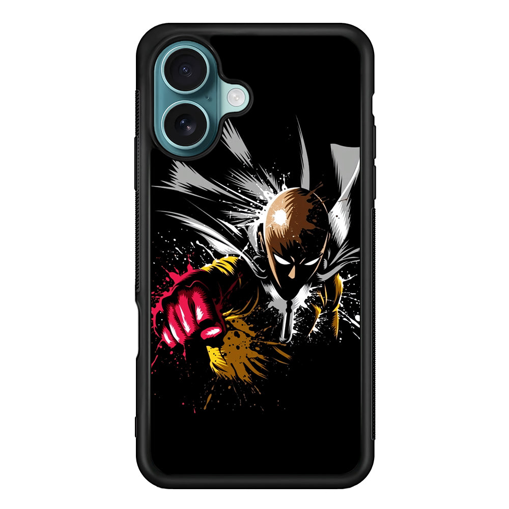 One Punch Man Saitama Painting iPhone 16 Case - Altracase