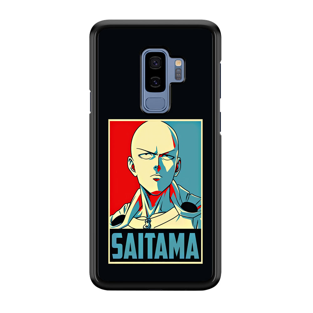 One Punch Man Saitama Poster Samsung Galaxy S9 Plus Case-Phone Case-Rubber Black (2D Case)-Altracase