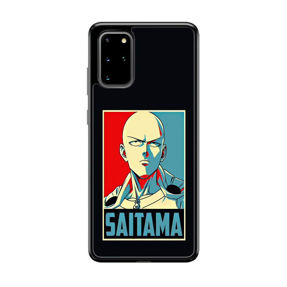 One Punch Man Saitama Poster Samsung Galaxy S20 Plus Case-Phone Case-Tempered Glass Case-Altracase