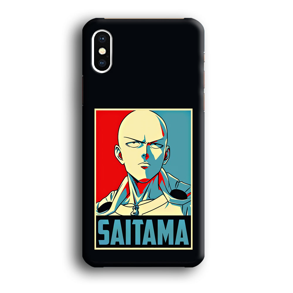 One Punch Man Saitama Poster iPhone Xs Case-Phone Case-3D Case-Altracase