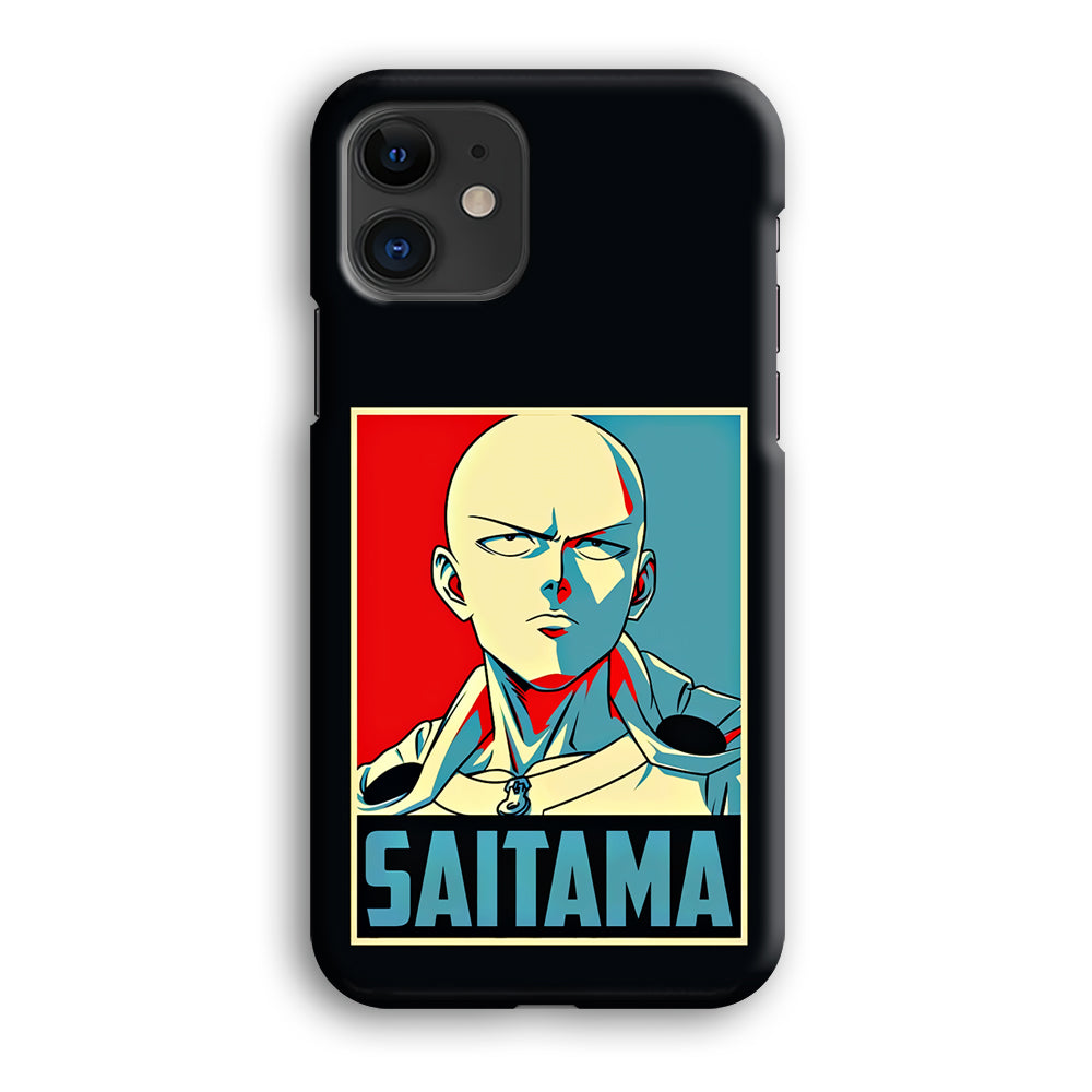 One Punch Man Saitama Poster iPhone 12 Case-Phone Case-3D Case-Altracase