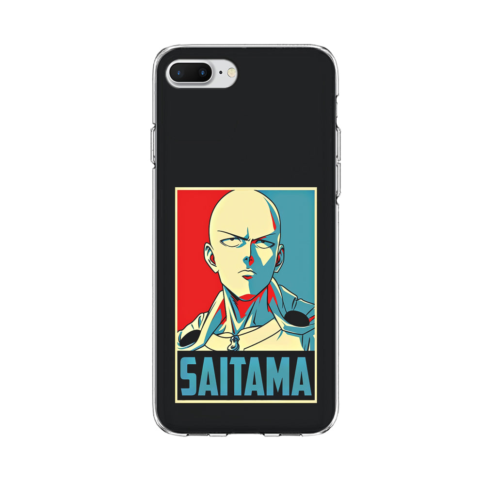 One Punch Man Saitama Poster iPhone 8 Plus Case-Phone Case-Clear Soft Case-Altracase