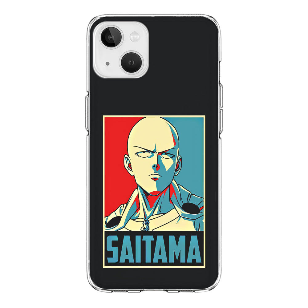 One Punch Man Saitama Poster iPhone 13 Case-Phone Case-Clear Soft Case-Altracase