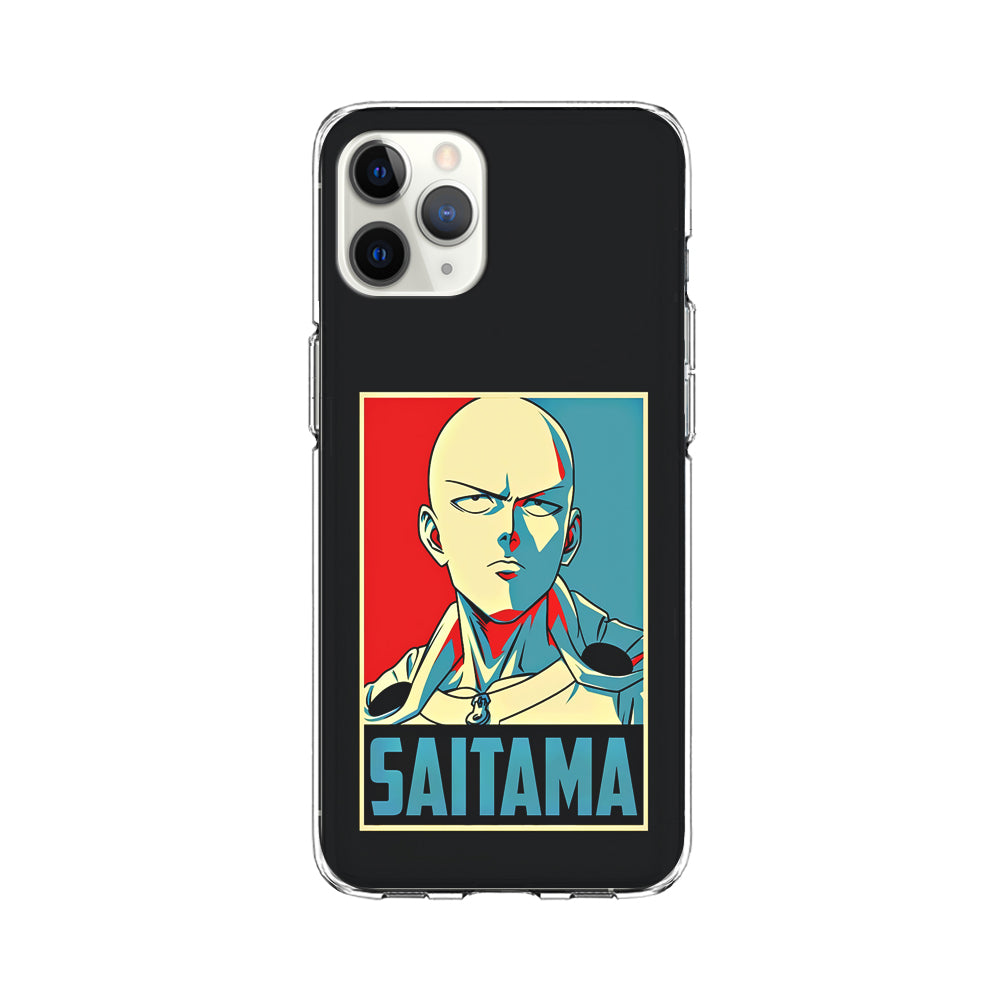 One Punch Man Saitama Poster iPhone 11 Pro Max Case-Phone Case-Clear Soft Case-Altracase