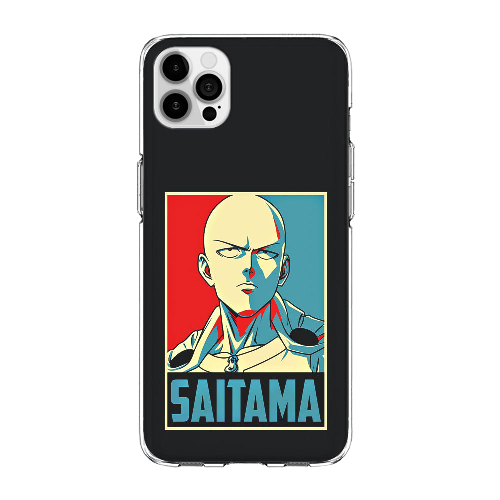One Punch Man Saitama Poster iPhone 15 Pro Max Case-Phone Case-Clear Soft Case-Altracase