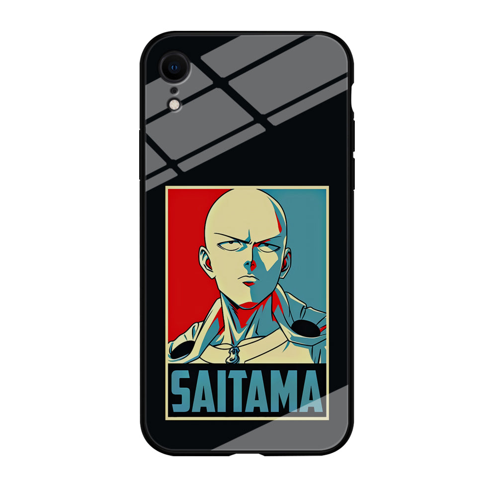 One Punch Man Saitama Poster iPhone XR Case-Phone Case-Tempered Glass Case-Altracase