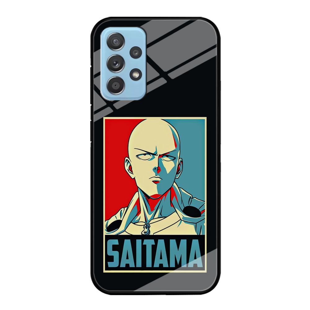 One Punch Man Saitama Poster Samsung Galaxy A72 Case-Phone Case-Tempered Glass Case-Altracase