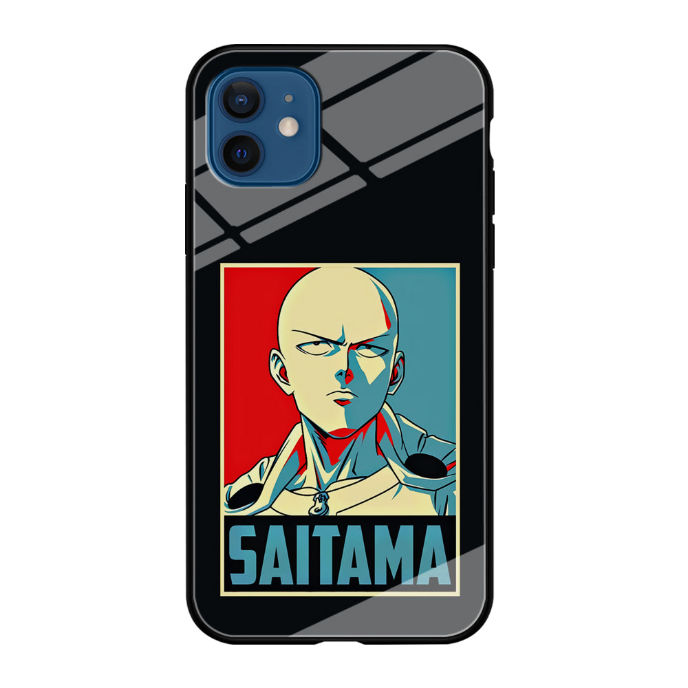 One Punch Man Saitama Poster iPhone 12 Case-Phone Case-Tempered Glass Case-Altracase
