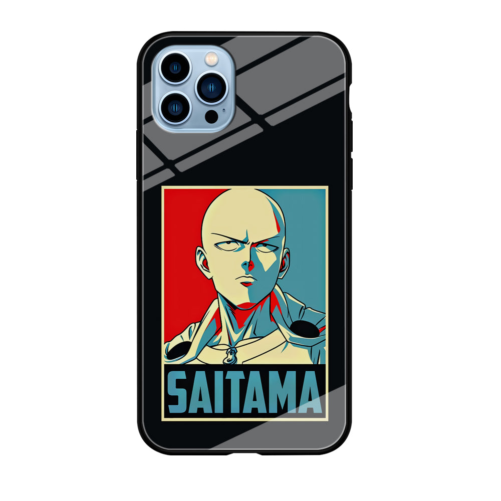 One Punch Man Saitama Poster iPhone 12 Pro Max Case-Phone Case-Tempered Glass Case-Altracase