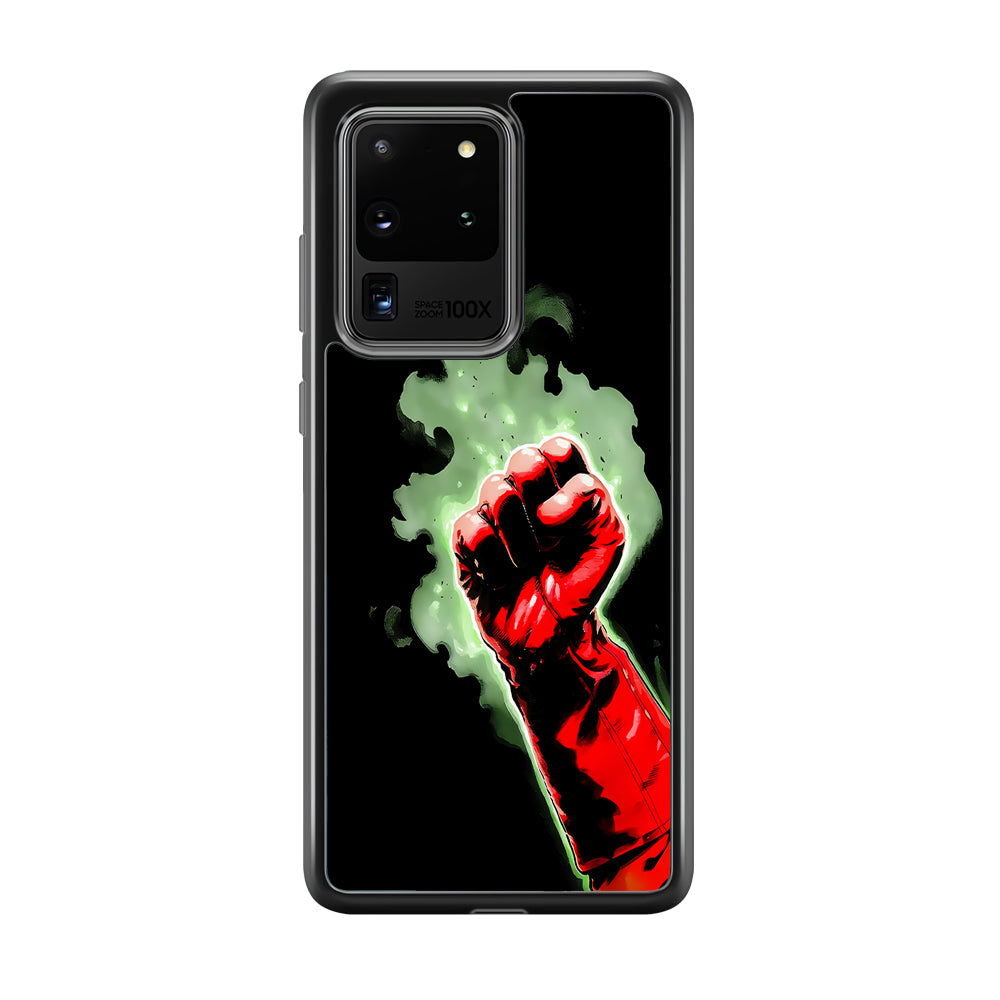 One Punch Man Saitama Punch Samsung Galaxy S20 Ultra Case-Phone Case-Tempered Glass Case-Altracase