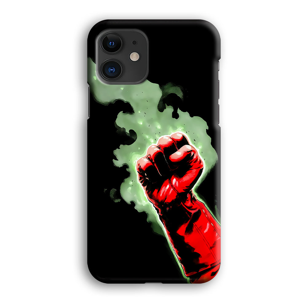 One Punch Man Saitama Punch iPhone 12 Mini Case-Phone Case-3D Case-Altracase