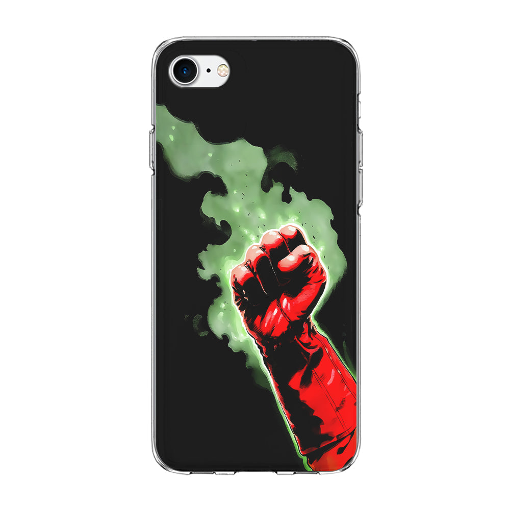One Punch Man Saitama Punch iPhone SE 2020 Case-Phone Case-Clear Soft Case-Altracase