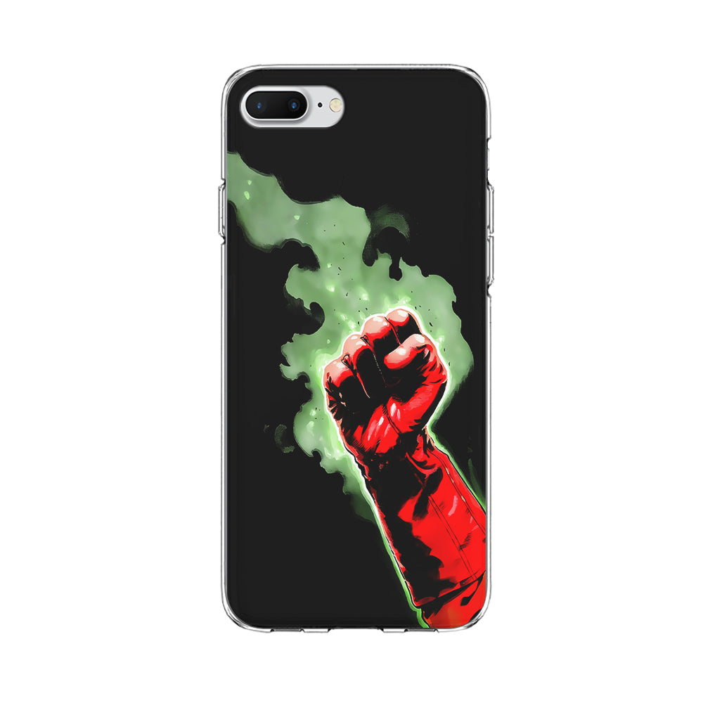 One Punch Man Saitama Punch iPhone 8 Plus Case-Phone Case-Clear Soft Case-Altracase