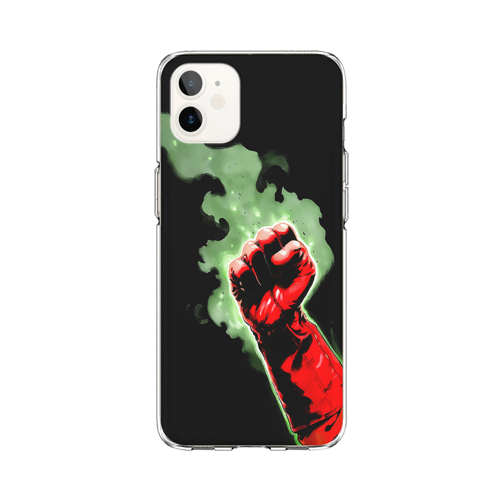 One Punch Man Saitama Punch iPhone 12 Mini Case-Phone Case-Clear Soft Case-Altracase