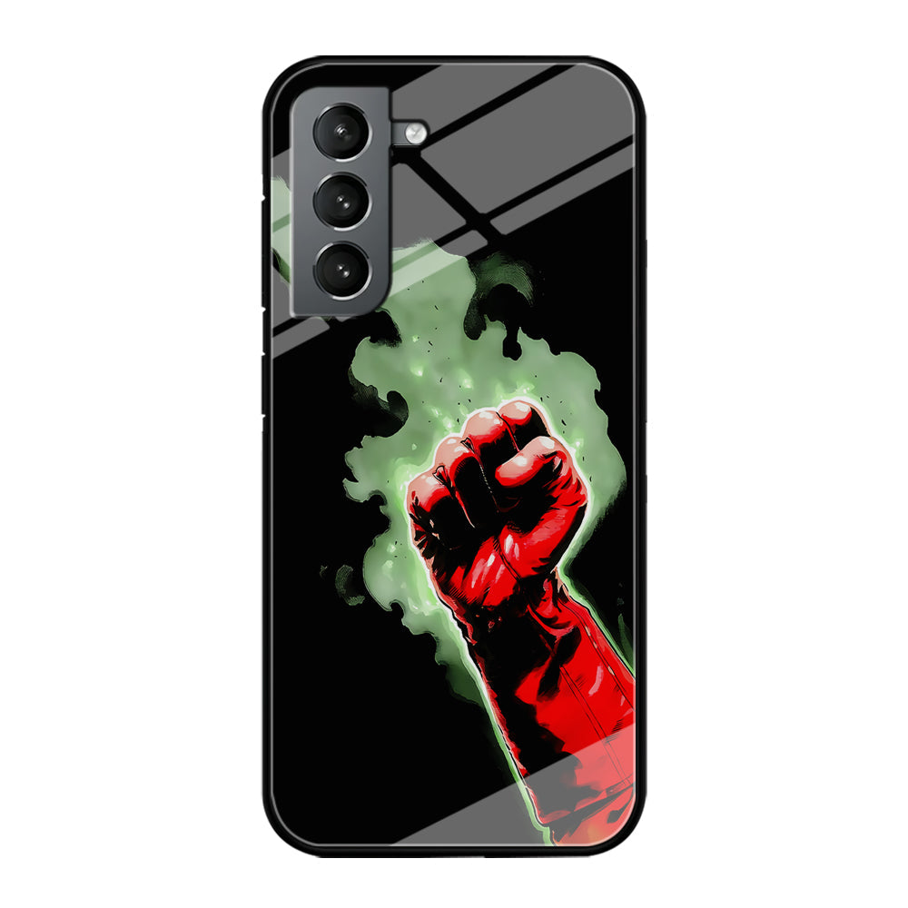 One Punch Man Saitama Punch Samsung Galaxy S23 Case-Phone Case-Tempered Glass Case-Altracase