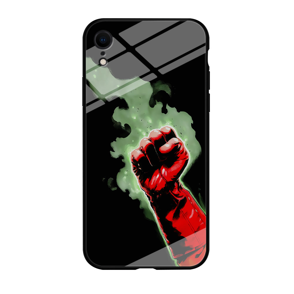 One Punch Man Saitama Punch iPhone XR Case-Phone Case-Tempered Glass Case-Altracase