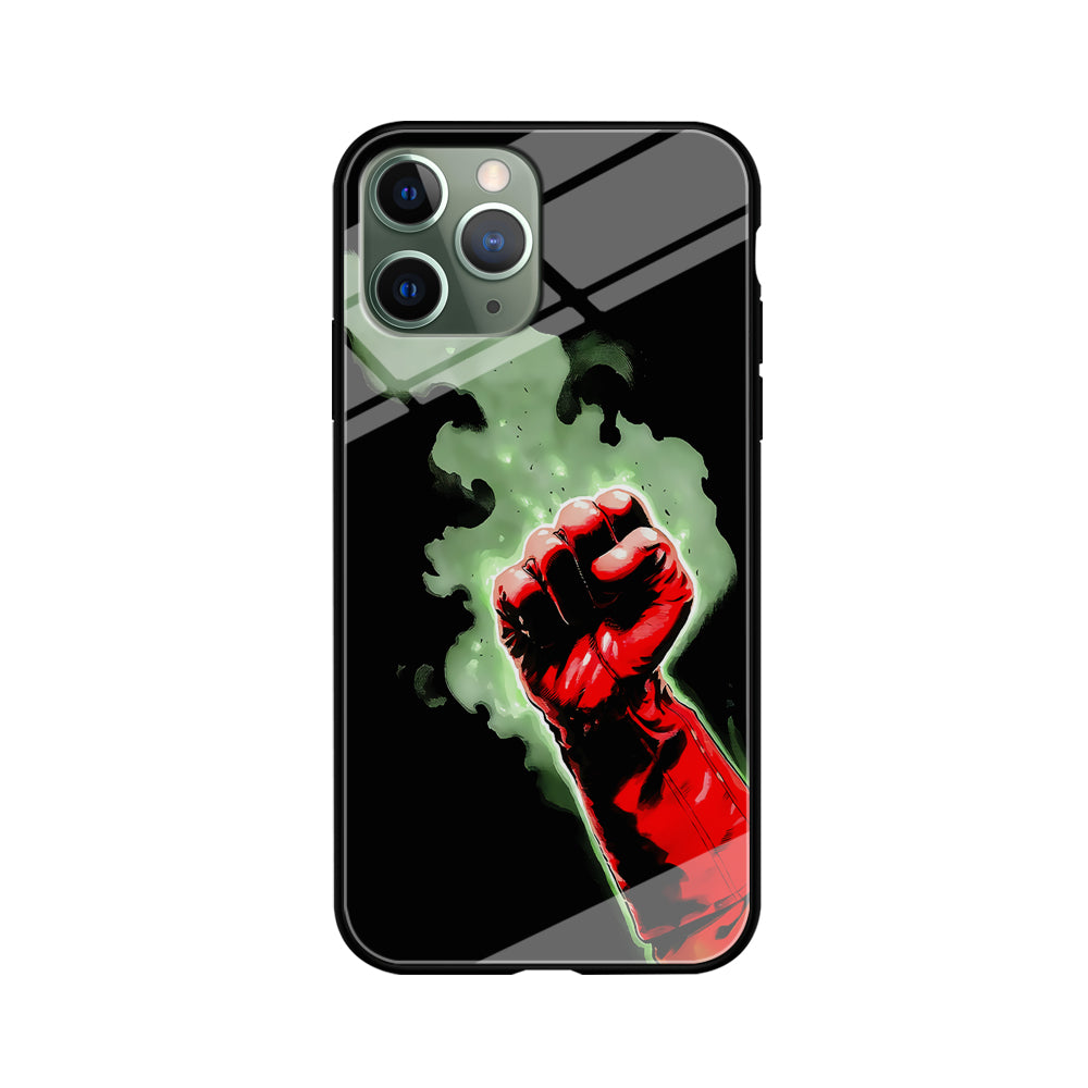 One Punch Man Saitama Punch hone 11 Pro Max Case-Phone Case-Tempered Glass Case-Altracase