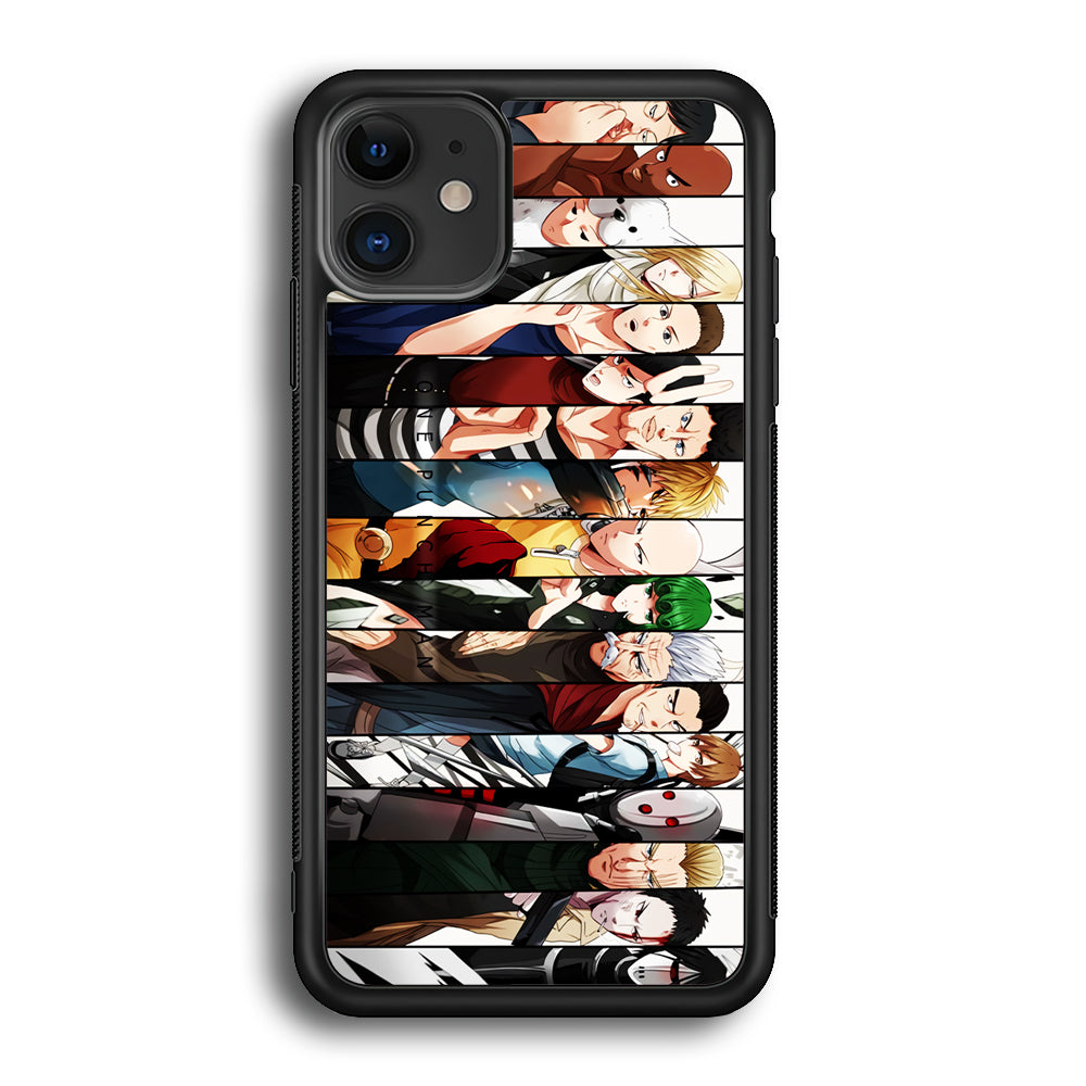 One Punch Man Saitama S-Class iPhone 12 Mini Case-Phone Case-Rubber Black (2D Case)-Altracase