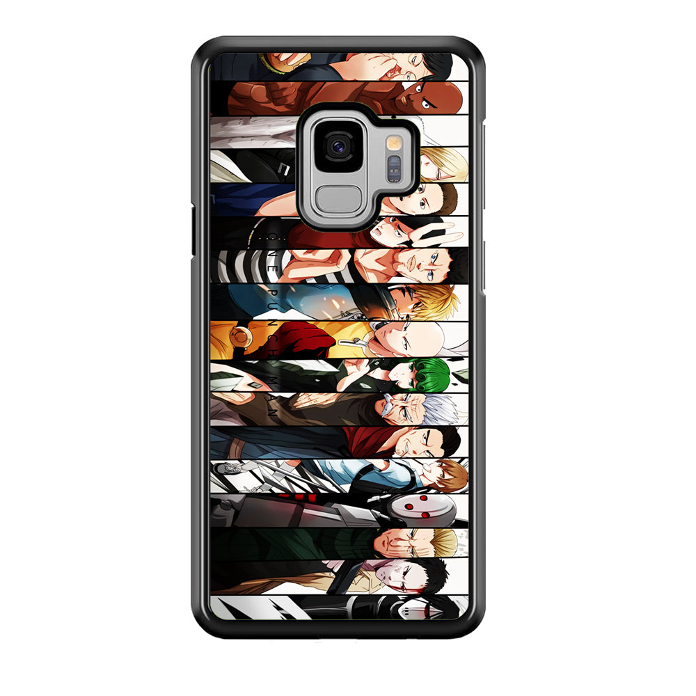 One Punch Man Saitama S-Class Samsung Galaxy S9 Case-Phone Case-Rubber Black (2D Case)-Altracase