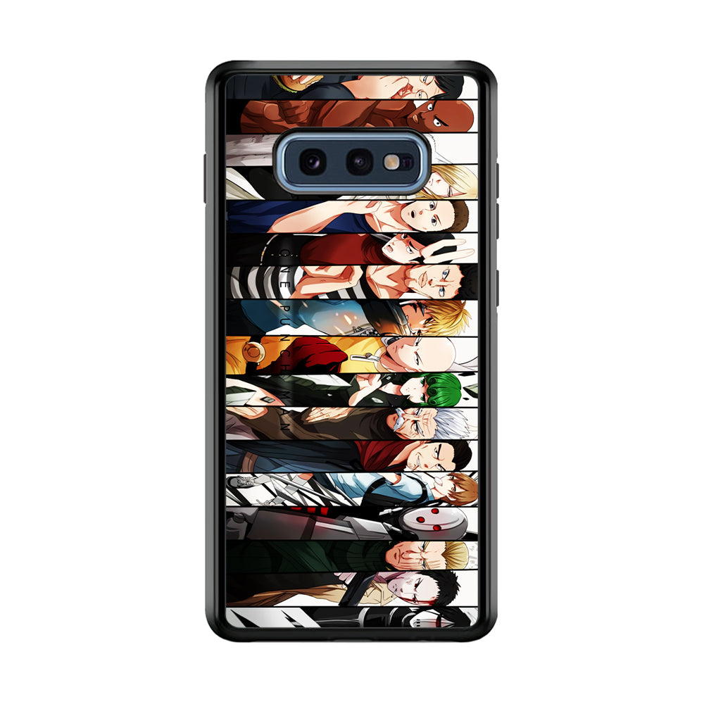 One Punch Man Saitama S-Class Samsung Galaxy S10E Case-Phone Case-Rubber Black (2D Case)-Altracase