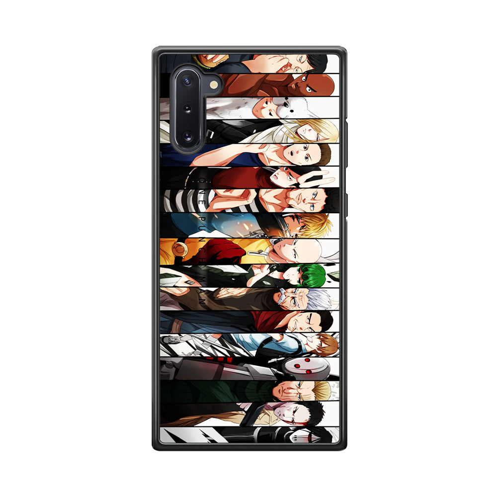 One Punch Man Saitama S-Class Samsung Galaxy Note 10 Case-Phone Case-Rubber Black (2D Case)-Altracase