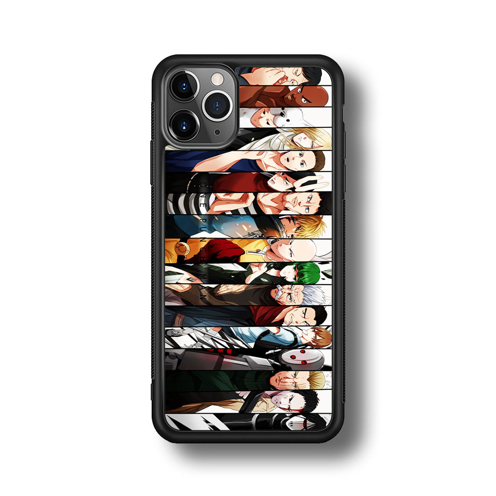 One Punch Man Saitama S-Class iPhone 11 Pro Max Case-Phone Case-Rubber Black (2D Case)-Altracase