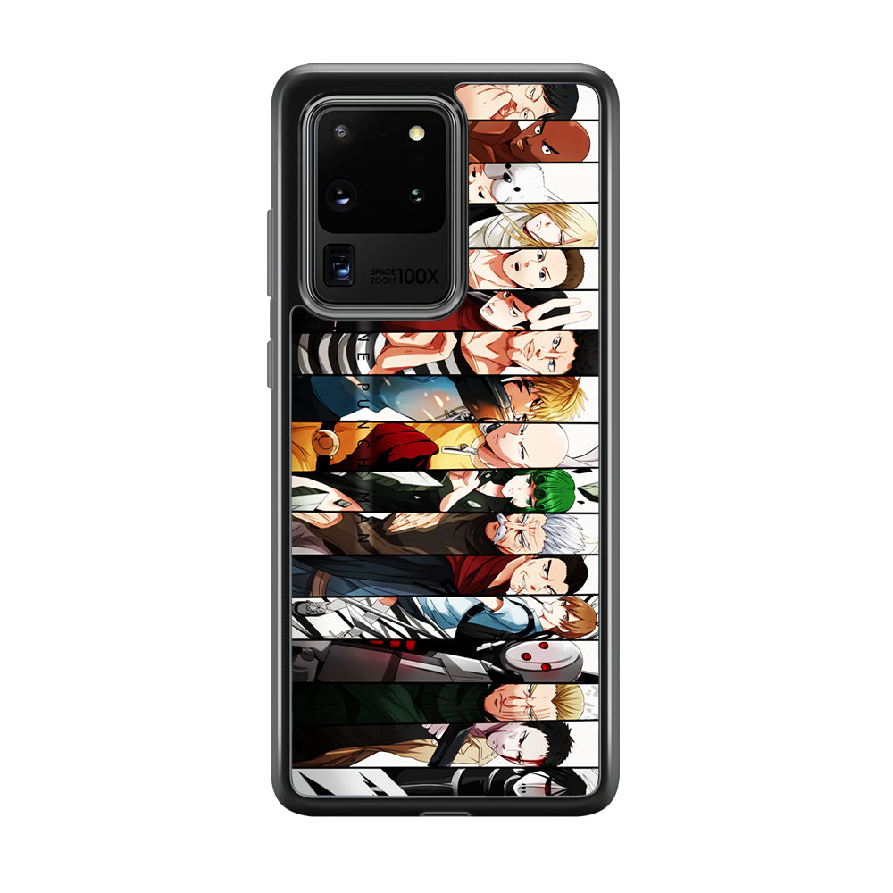 One Punch Man Saitama S-Class Samsung Galaxy S20 Ultra Case-Phone Case-Rubber Black (2D Case)-Altracase