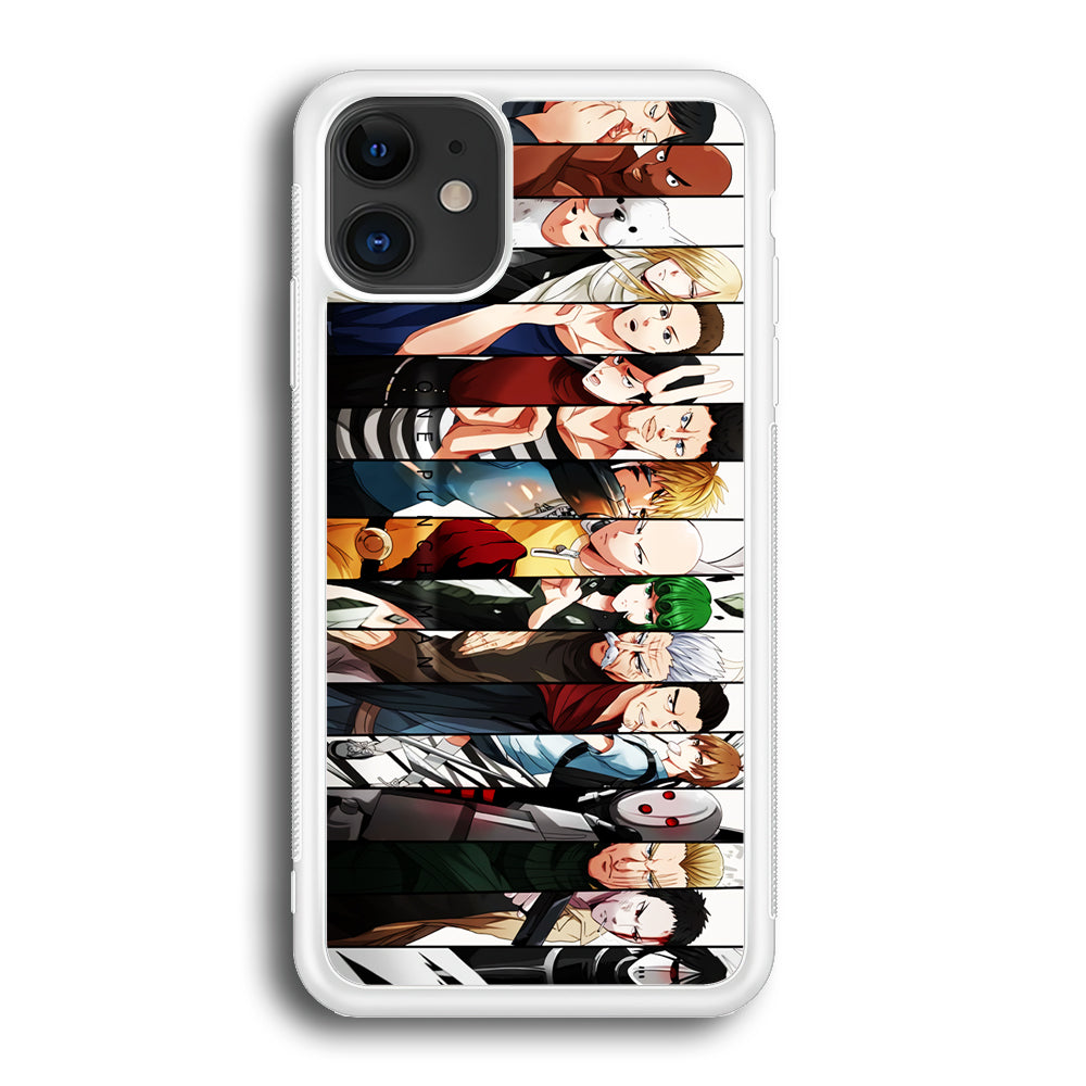One Punch Man Saitama S-Class iPhone 12 Mini Case-Phone Case-Rubber White (2D Case)-Altracase