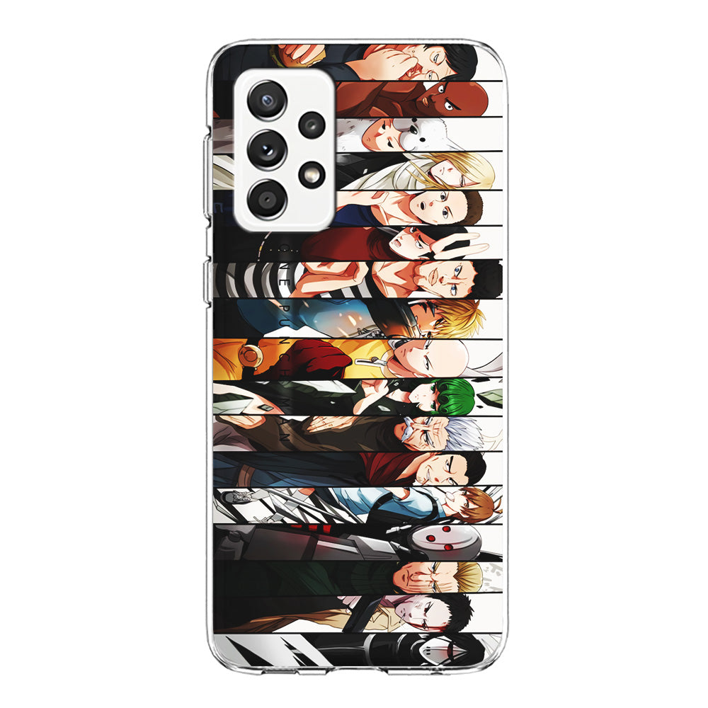 One Punch Man Saitama S-Class Samsung Galaxy A72 Case-Phone Case-Clear Soft Case-Altracase