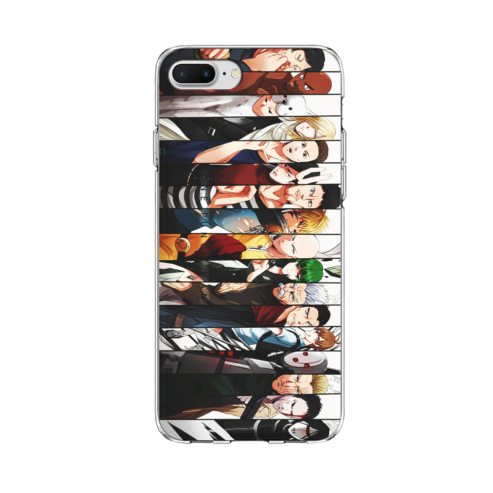 One Punch Man Saitama S-Class iPhone 8 Plus Case-Phone Case-Clear Soft Case-Altracase