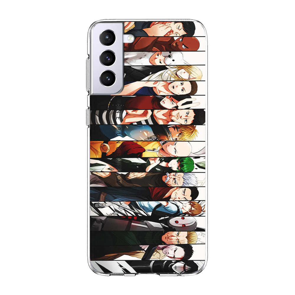 One Punch Man Saitama S-Class Samsung Galaxy S24 Case-Phone Case-Clear Soft Case-Altracase