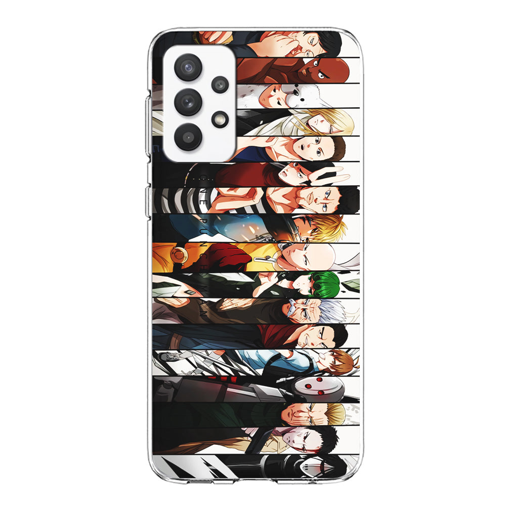 One Punch Man Saitama S-Class Samsung Galaxy A32 Case-Phone Case-Clear Soft Case-Altracase