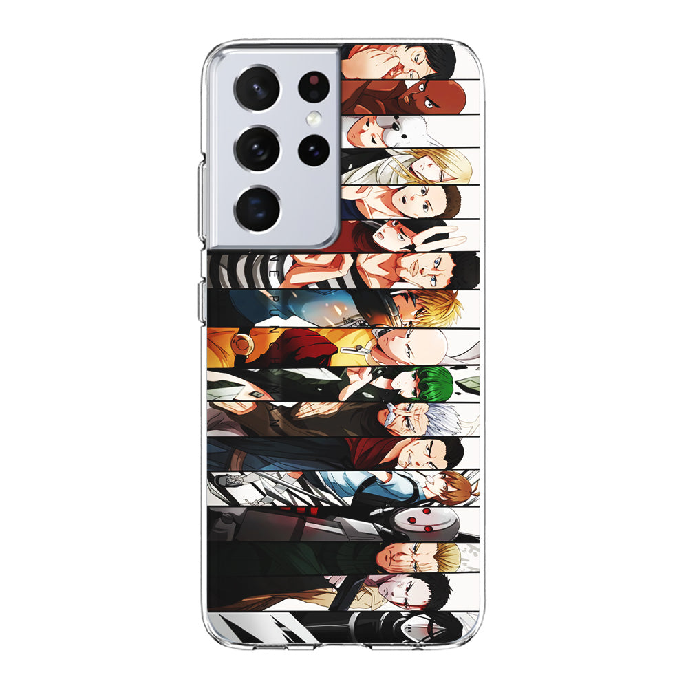 One Punch Man Saitama S-Class Samsung Galaxy S21 Ultra Case-Phone Case-Clear Soft Case-Altracase