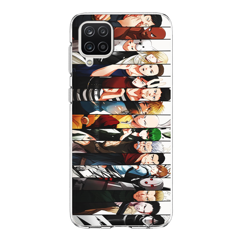 One Punch Man Saitama S-Class Samsung Galaxy A12 Case-Phone Case-Clear Soft Case-Altracase