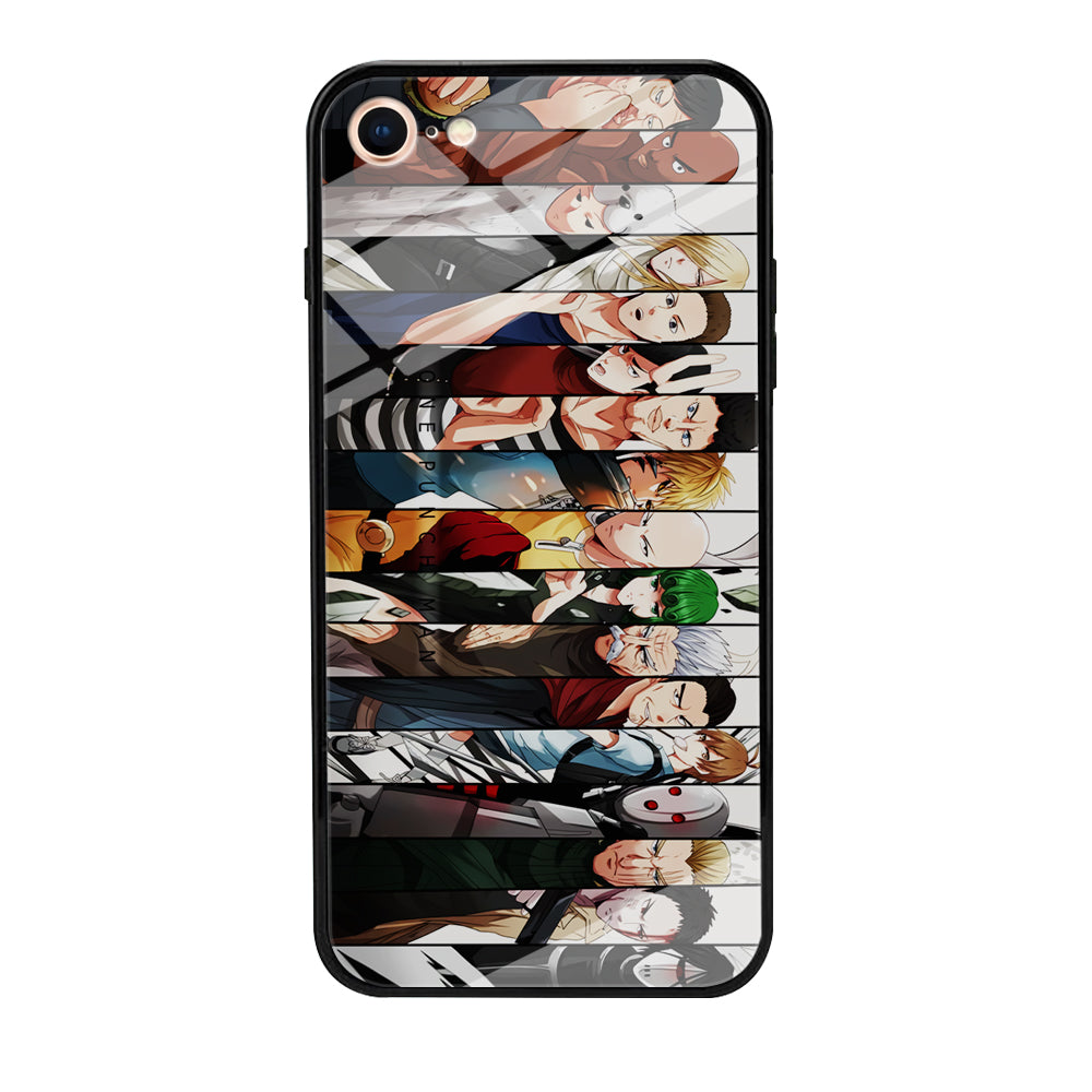 One Punch Man Saitama S-Class iPhone SE 2020 Case-Phone Case-Tempered Glass Case-Altracase