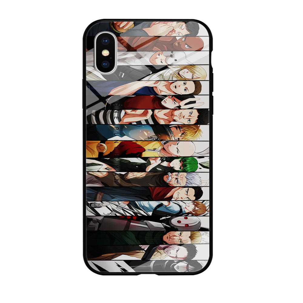 One Punch Man Saitama S-Class iPhone Xs Case-Phone Case-Tempered Glass Case-Altracase