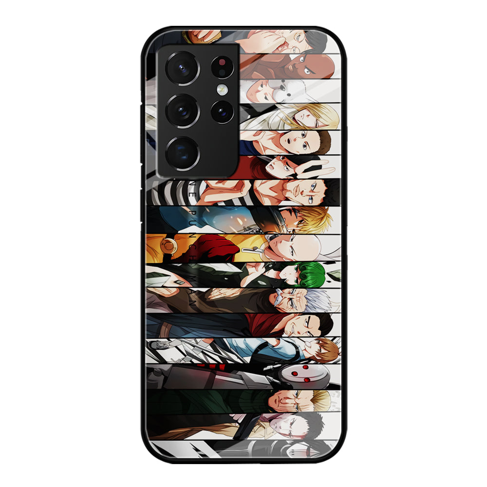 One Punch Man Saitama S-Class Samsung Galaxy S21 Ultra Case-Phone Case-Tempered Glass Case-Altracase