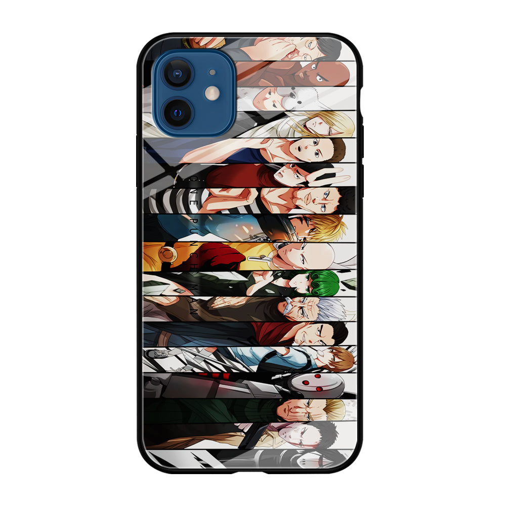 One Punch Man Saitama S-Class iPhone 12 Mini Case-Phone Case-Tempered Glass Case-Altracase