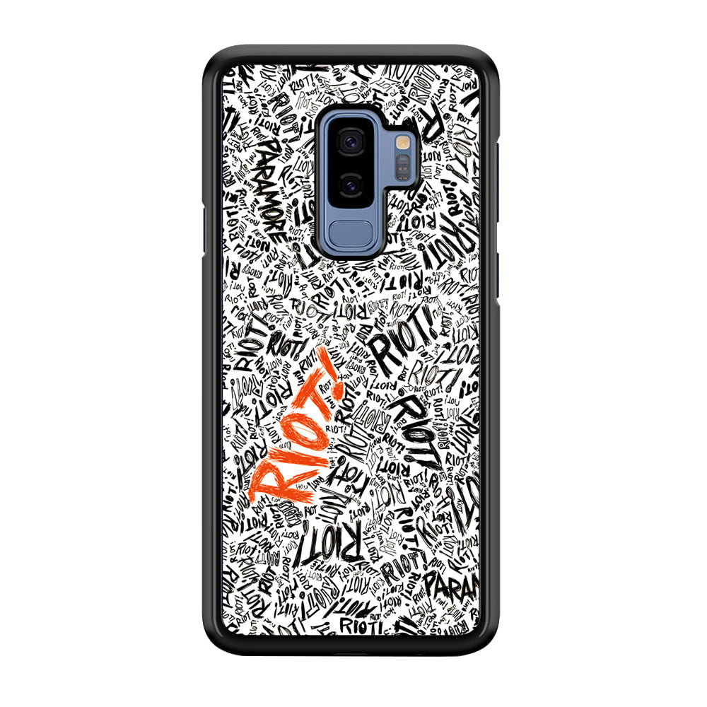 Paramore Riot Abstract Samsung Galaxy S9 Plus Case-Phone Case-Rubber Black (2D Case)-Altracase