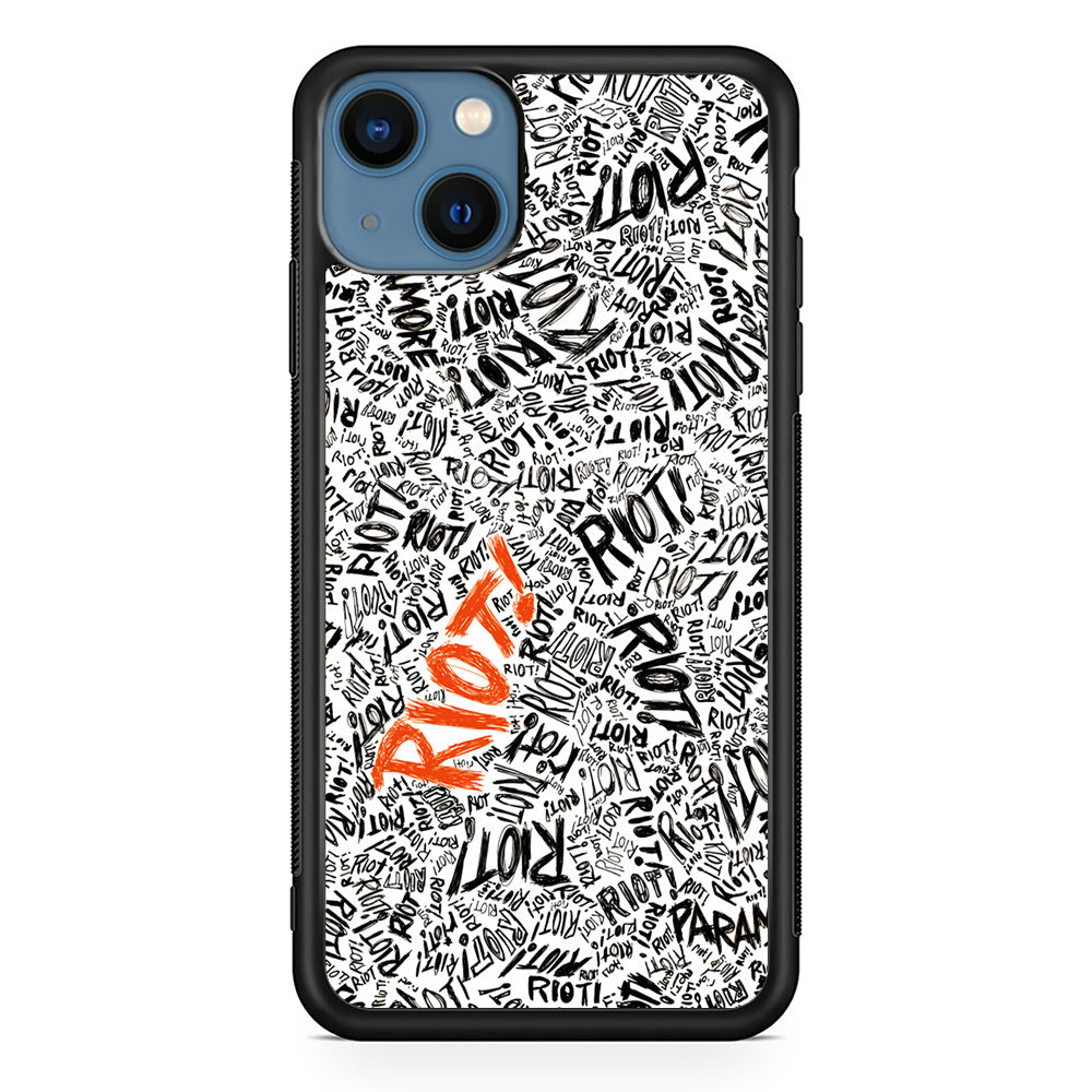Paramore Riot Abstract iPhone 13 Case-Phone Case-Rubber Black (2D Case)-Altracase