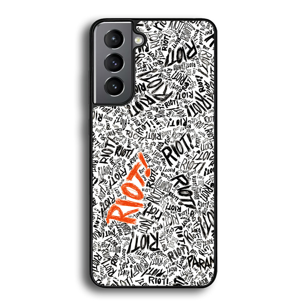 Paramore Riot Abstract Samsung Galaxy S24 Plus Case-Phone Case-Rubber Black (2D Case)-Altracase
