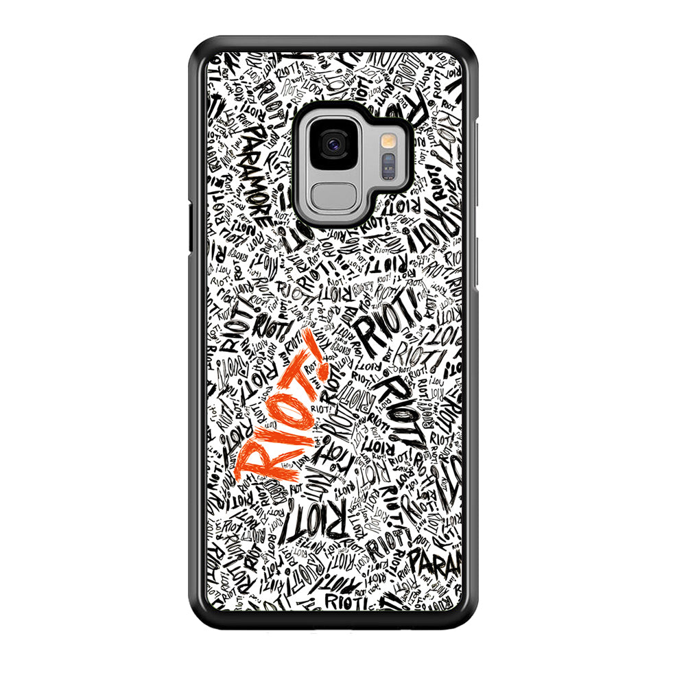 Paramore Riot Abstract Samsung Galaxy S9 Case-Phone Case-Rubber Black (2D Case)-Altracase
