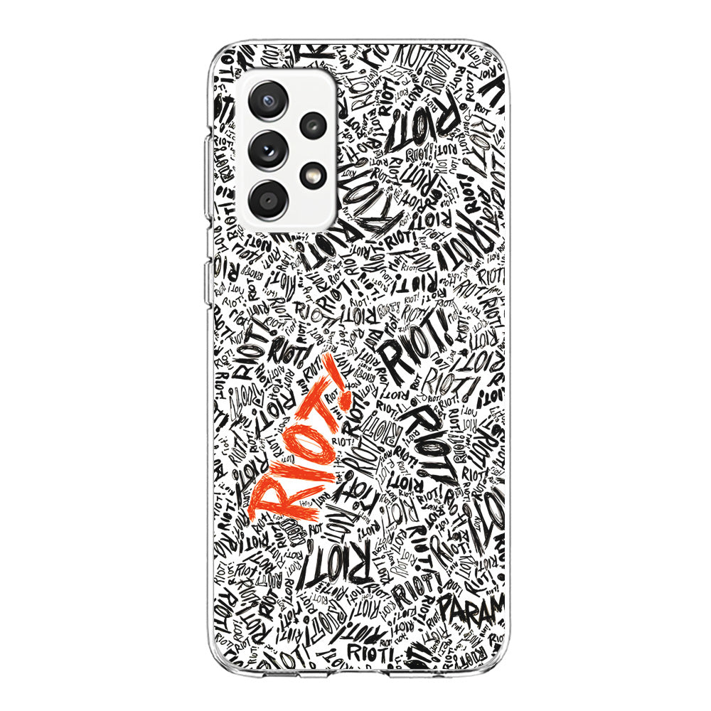 Paramore Riot Abstract Samsung Galaxy A52 Case-Phone Case-Clear Soft Case-Altracase
