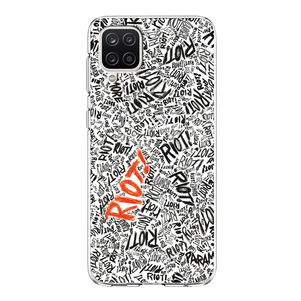 Paramore Riot Abstract Samsung Galaxy A12 Case-Phone Case-Clear Soft Case-Altracase