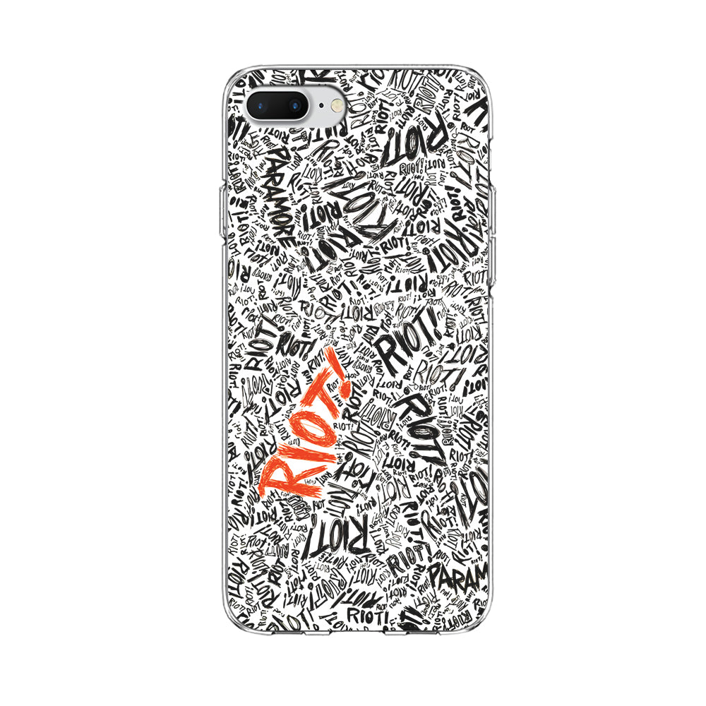 Paramore Riot Abstract iPhone 8 Plus Case-Phone Case-Clear Soft Case-Altracase